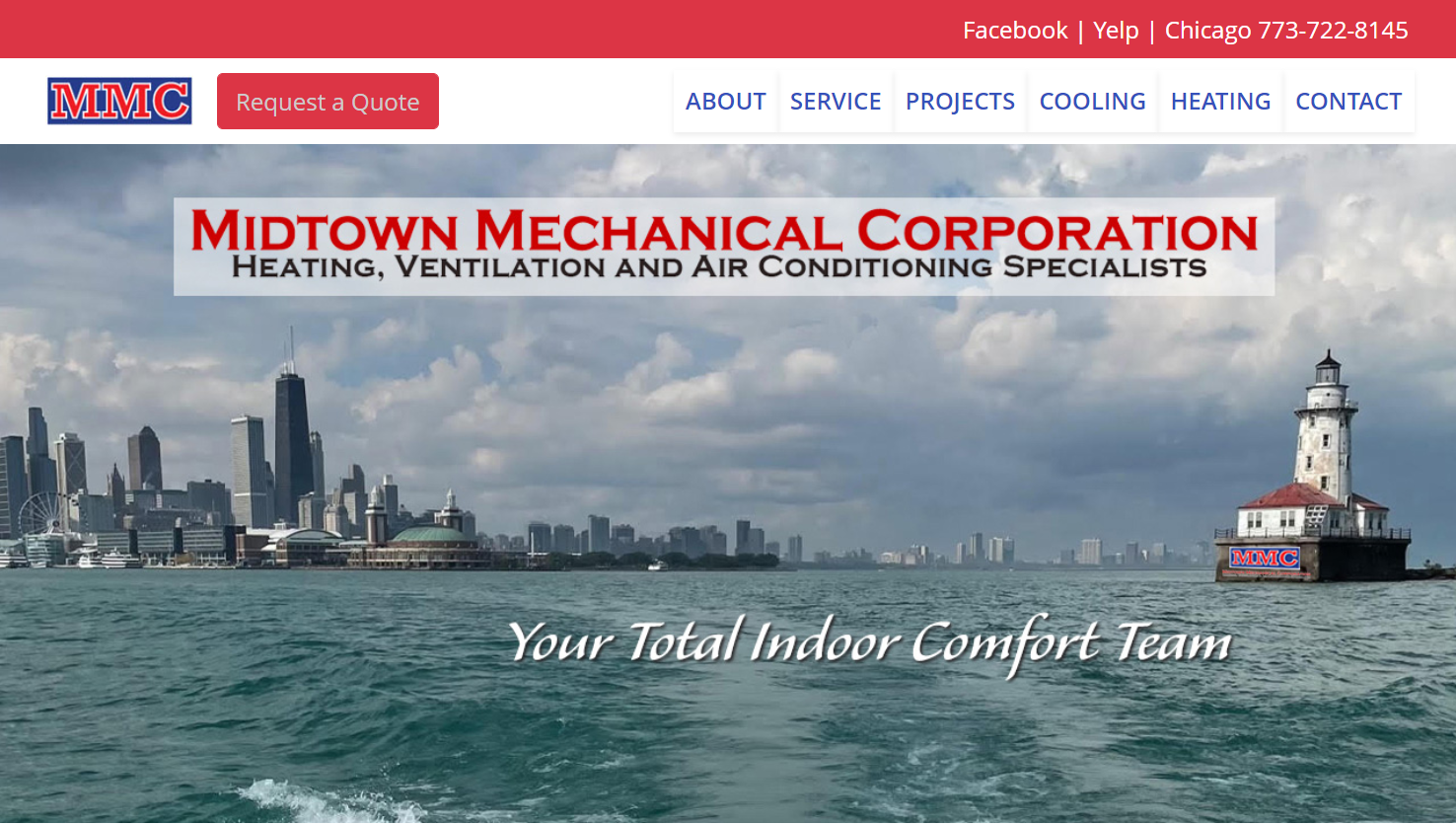 Midtown Mechanical Corporation. - website home page