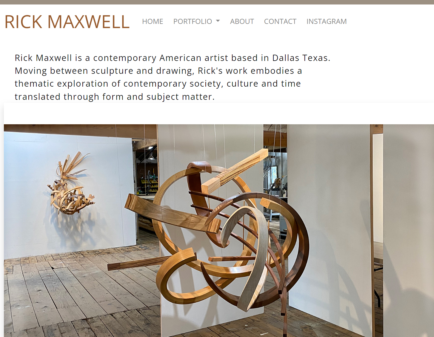 Rick Maxwell - website home page